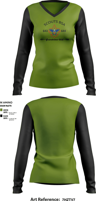 Women's Long Sleeve Vneck Shirt, , , Teamtime, Team time, sublimation, custom sports apparel, team uniforms, spirit wear, spiritwear, sports uniforms, custom shirts, team store, custom team store, fundraiser sports, apparel fundraiser