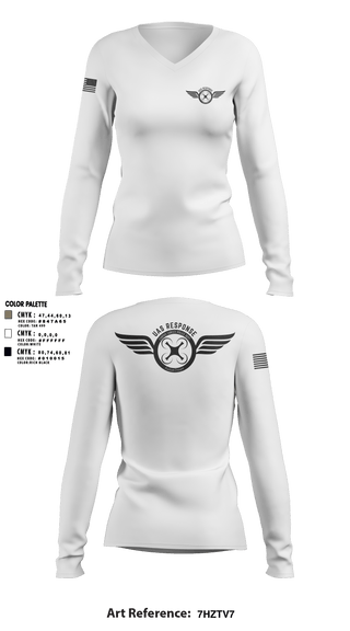Women's Long Sleeve Vneck Shirt, , Police, Teamtime, Team time, sublimation, custom sports apparel, team uniforms, spirit wear, spiritwear, sports uniforms, custom shirts, team store, custom team store, fundraiser sports, apparel fundraiser