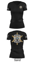 Jackson County Sheriff's Department Criminal Investigations 68509731 Women's Short Sleeve V-neck Shirt - 24