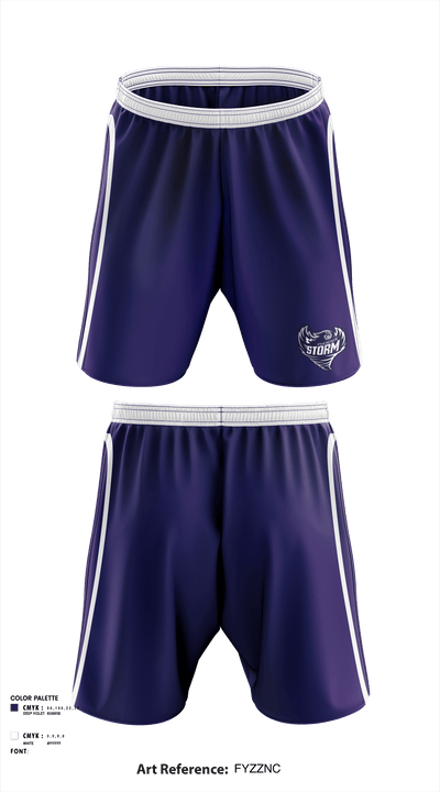 North Valley Youth Sports Football 94944381 Athletic Shorts With Pockets - 1