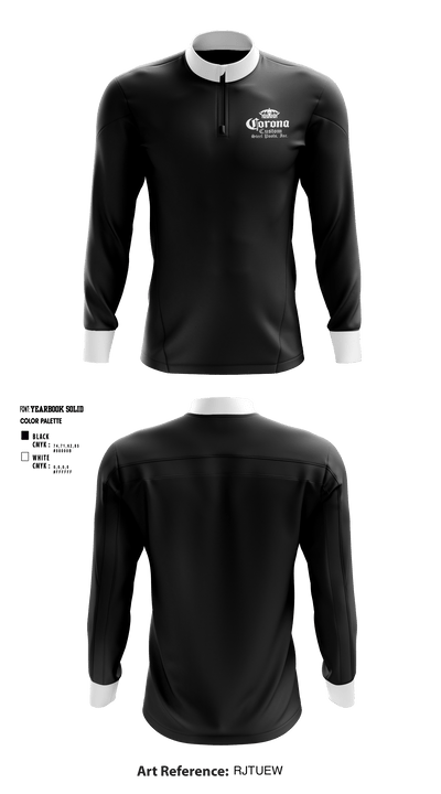 CORONA CUSTOM STEEL POOLS 15115975 Quarter Zip Jacket - 1