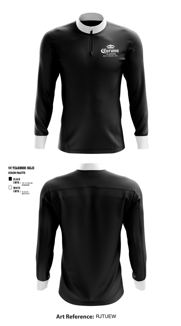 Quarter Zip Jacket, CORONA CUSTOM STEEL POOLS, , Teamtime, Team time, sublimation, custom sports apparel, team uniforms, spirit wear, spiritwear, sports uniforms, custom shirts, team store, custom team store, fundraiser sports, apparel fundraiser