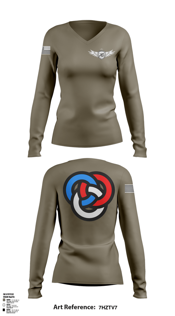 Women's Long Sleeve Vneck Shirt, , , Teamtime, Team time, sublimation, custom sports apparel, team uniforms, spirit wear, spiritwear, sports uniforms, custom shirts, team store, custom team store, fundraiser sports, apparel fundraiser