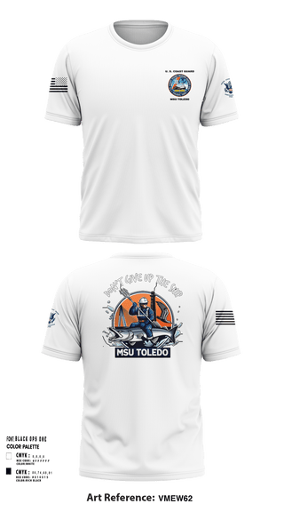 Short Sleeve Performance Shirt, MSU Toledo, Coast Guard, Teamtime, Team time, sublimation, custom sports apparel, team uniforms, spirit wear, spiritwear, sports uniforms, custom shirts, team store, custom team store, fundraiser sports, apparel fundraiser