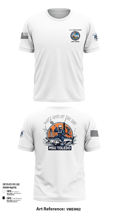 MSU Toledo 42341153 Short Sleeve Performance Shirt - 7