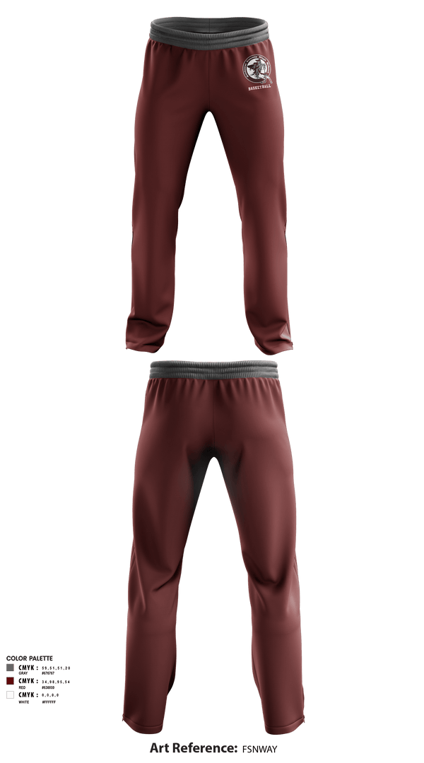 Sweatpants, Amherst County High School Basketball, Men's Basketball, Teamtime, Team time, sublimation, custom sports apparel, team uniforms, spirit wear, spiritwear, sports uniforms, custom shirts, team store, custom team store, fundraiser sports, apparel fundraiser