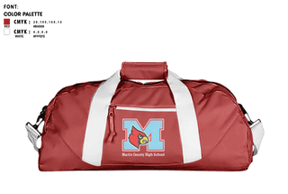 Duffle Bag, Martin County High School (Kentucky) Tennis, Tennis, Teamtime, Team time, sublimation, custom sports apparel, team uniforms, spirit wear, spiritwear, sports uniforms, custom shirts, team store, custom team store, fundraiser sports, apparel fundraiser