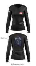 2-6 Cav A Trp 79586483 Women's Long Sleeve V-neck Shirt - 1