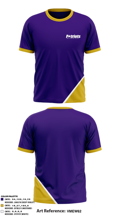 Washington Colony Middle School 55921524 Short Sleeve Performance Shirt - 2
