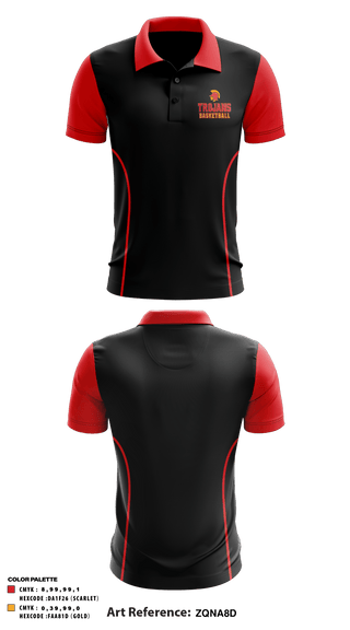 Short Sleeve Performance Polo, North College Hill High School Basketball, Men's Basketball, Teamtime, Team time, sublimation, custom sports apparel, team uniforms, spirit wear, spiritwear, sports uniforms, custom shirts, team store, custom team store, fundraiser sports, apparel fundraiser