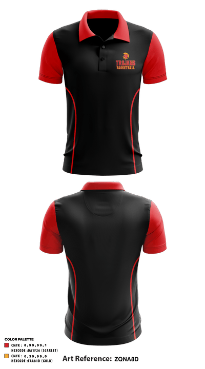 North College Hill High School Basketball 40310124 Short Sleeve Performance Polo - 5