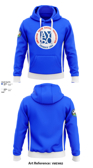 Hoodie, AYSO Region 183 - Peterson Park, Football, Teamtime, Team time, sublimation, custom sports apparel, team uniforms, spirit wear, spiritwear, sports uniforms, custom shirts, team store, custom team store, fundraiser sports, apparel fundraiser