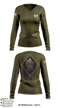 Hades 3421841 Women's Long Sleeve V-neck Shirt - 1
