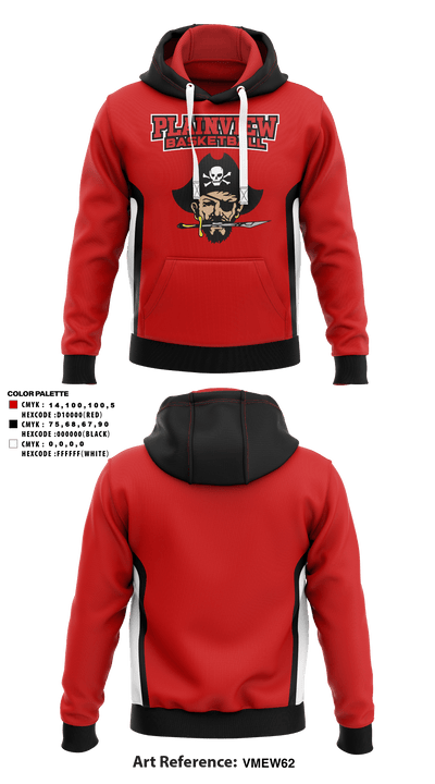 Plainview High School Basketball 35439841 Hoodie - 1