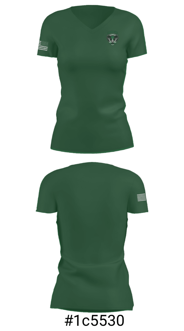 Women's Short Sleeve Vneck Shirt, Rancho Rams, Cross Country, Teamtime, Team time, sublimation, custom sports apparel, team uniforms, spirit wear, spiritwear, sports uniforms, custom shirts, team store, custom team store, fundraiser sports, apparel fundraiser