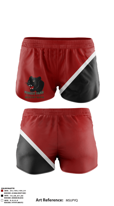 Forest Park Middle School 8551443 Track Shorts - 1