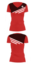 Mcpherson College Basketball 71208607 Women's Short Sleeve V-neck Shirt - 24