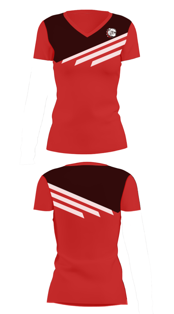 Women's Short Sleeve Vneck Shirt, Mcpherson College Basketball, Women's Basketball, Teamtime, Team time, sublimation, custom sports apparel, team uniforms, spirit wear, spiritwear, sports uniforms, custom shirts, team store, custom team store, fundraiser sports, apparel fundraiser