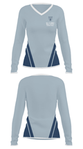 KIPP Columbus Middle School Basketball 68148203 Women's Long Sleeve V-neck Shirt - 25
