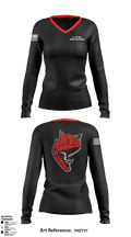 C 1-43 ADA 26758454 Women's Long Sleeve V-neck Shirt - 6
