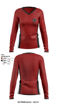 Saucon Valley Youth Sports Association 49282194 Women's Long Sleeve V-neck Shirt - 1
