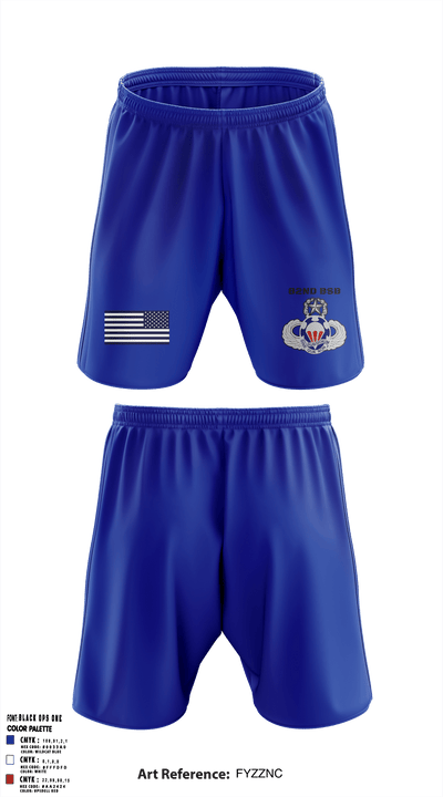 82nd BSB 82nd ABN DIV 96465842 Athletic Shorts With Pockets - 8