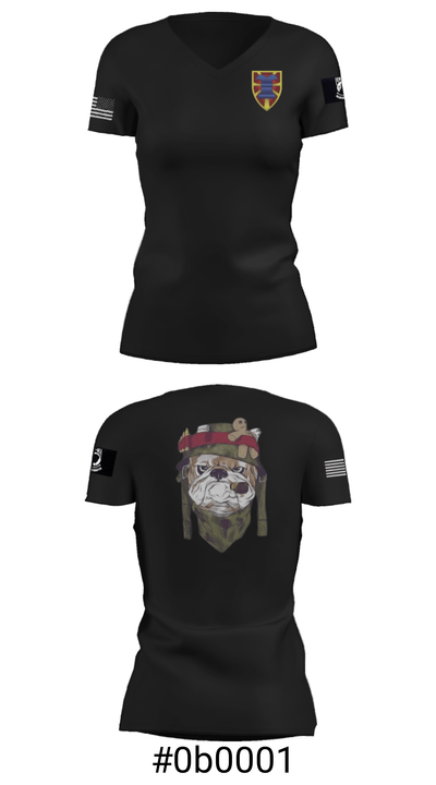 359th ICTC 57299121 Women's Short Sleeve V-neck Shirt - 19