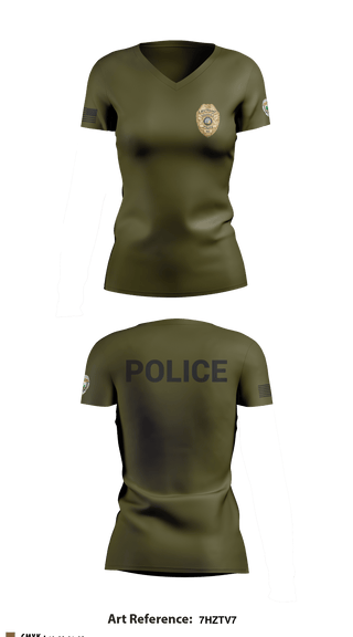 Women's Short Sleeve Vneck Shirt, TAYLORSVILLE POLICE, Police, Teamtime, Team time, sublimation, custom sports apparel, team uniforms, spirit wear, spiritwear, sports uniforms, custom shirts, team store, custom team store, fundraiser sports, apparel fundraiser