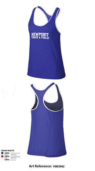 Women's Track Singlet, Newport High School Track & Field, Track & Field, Teamtime, Team time, sublimation, custom sports apparel, team uniforms, spirit wear, spiritwear, sports uniforms, custom shirts, team store, custom team store, fundraiser sports, apparel fundraiser