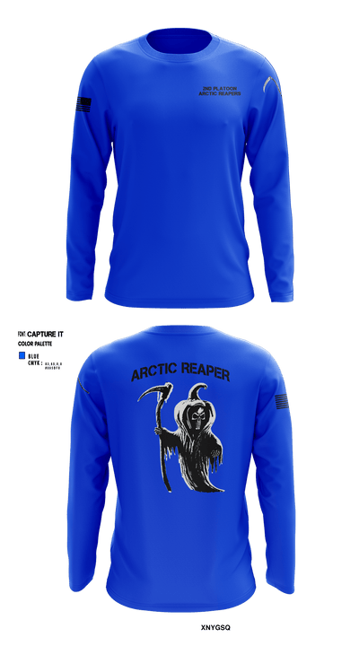 95th CBRN Company, 2nd Platoon 62199884 Long Sleeve Performance Shirt - 1