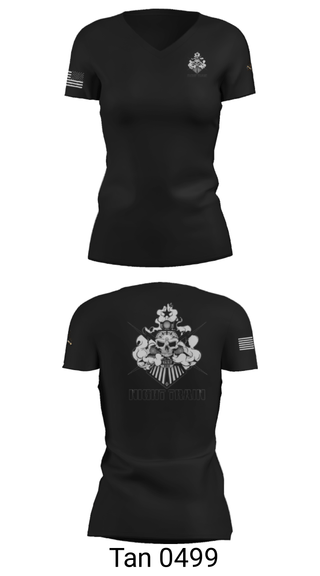 Women's Short Sleeve Vneck Shirt, , Army, Teamtime, Team time, sublimation, custom sports apparel, team uniforms, spirit wear, spiritwear, sports uniforms, custom shirts, team store, custom team store, fundraiser sports, apparel fundraiser
