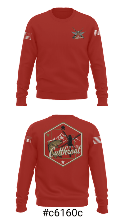 A Co. 2-211th GSAB 21328090 Crew Neck Sweatshirt - 7