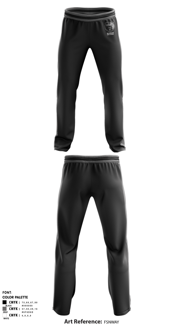 Sweatpants, Bearden Junior High School, Spirit Store, Teamtime, Team time, sublimation, custom sports apparel, team uniforms, spirit wear, spiritwear, sports uniforms, custom shirts, team store, custom team store, fundraiser sports, apparel fundraiser