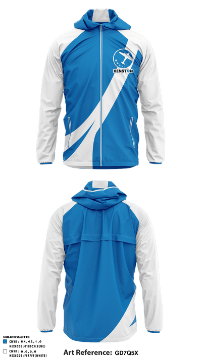 Kenston Middle School 10997372 Windbreaker - 1