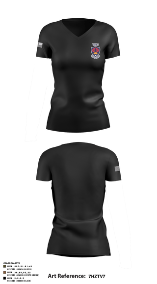 Women's Short Sleeve Vneck Shirt, , Army, Teamtime, Team time, sublimation, custom sports apparel, team uniforms, spirit wear, spiritwear, sports uniforms, custom shirts, team store, custom team store, fundraiser sports, apparel fundraiser