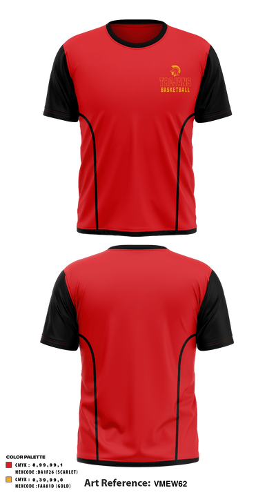 North College Hill High School Basketball 40310124 Short Sleeve Performance Shirt - 4