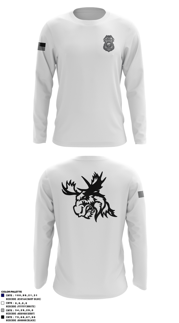 Long Sleeve Performance Shirt, , Police, Teamtime, Team time, sublimation, custom sports apparel, team uniforms, spirit wear, spiritwear, sports uniforms, custom shirts, team store, custom team store, fundraiser sports, apparel fundraiser