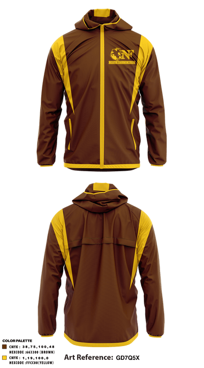North Farmington High School Basketball 37037275 Windbreaker - 26