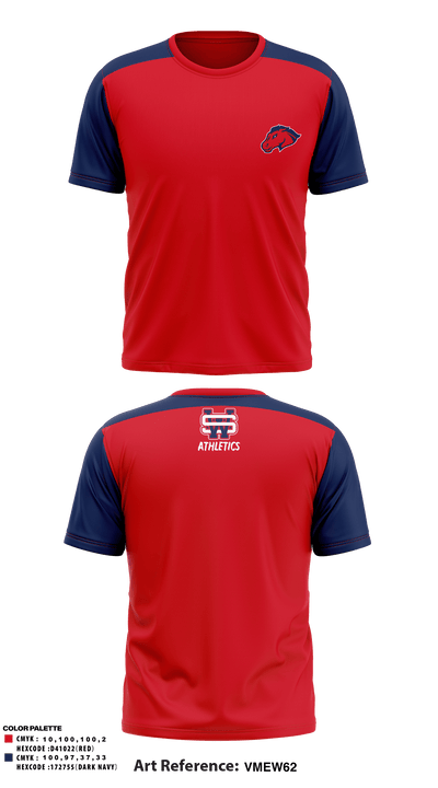 University of the Southwest Baseball 45353519 Short Sleeve Performance Shirt - 1