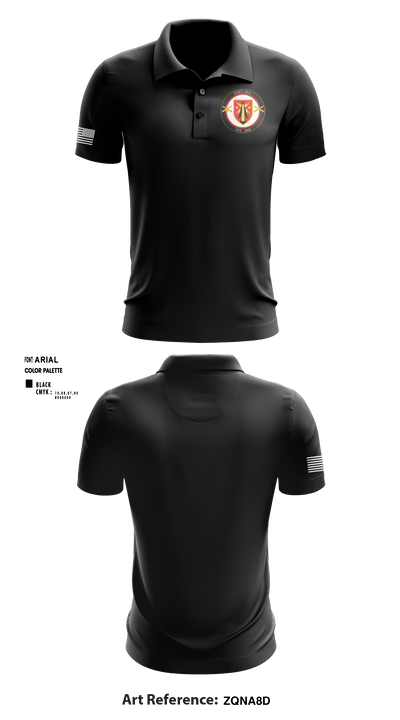 USAG Fort Sill 33635328 Short Sleeve Performance Polo - 8