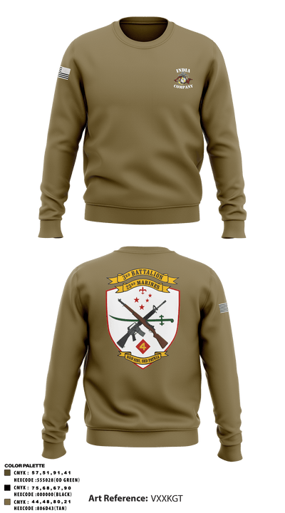India Co 3/23 14123595 Crew Neck Sweatshirt - 3
