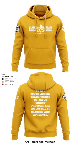 Hoodie, FCA ( Fellowship of Christian Athletes ) South Jersey, Spirit Store, Teamtime, Team time, sublimation, custom sports apparel, team uniforms, spirit wear, spiritwear, sports uniforms, custom shirts, team store, custom team store, fundraiser sports, apparel fundraiser