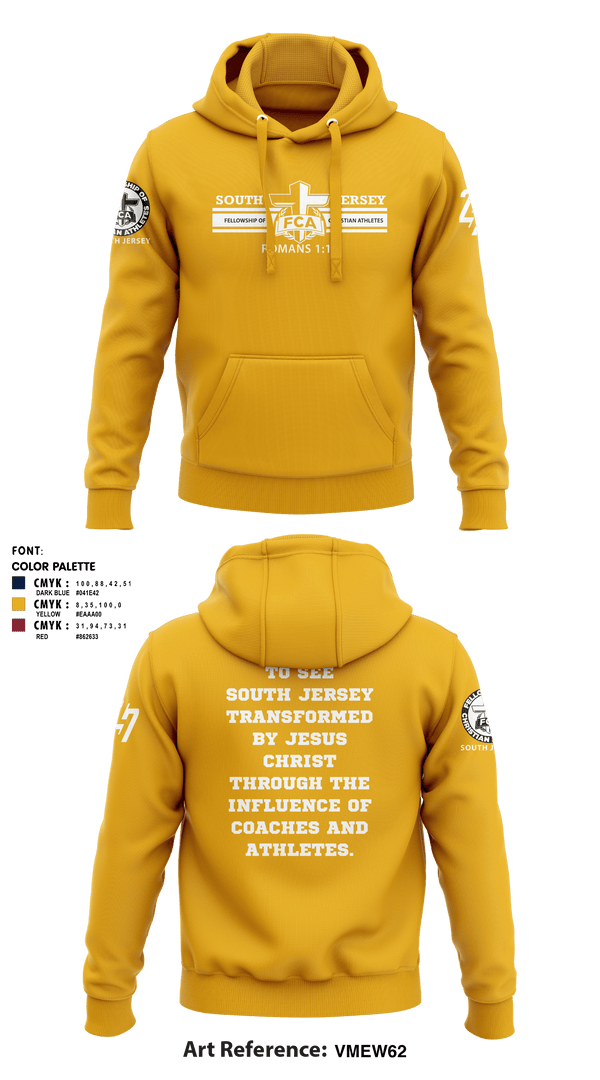 Hoodie, FCA ( Fellowship of Christian Athletes ) South Jersey, Spirit Store, Teamtime, Team time, sublimation, custom sports apparel, team uniforms, spirit wear, spiritwear, sports uniforms, custom shirts, team store, custom team store, fundraiser sports, apparel fundraiser