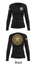 CLMS 3193504 Women's Long Sleeve V-neck Shirt - 38