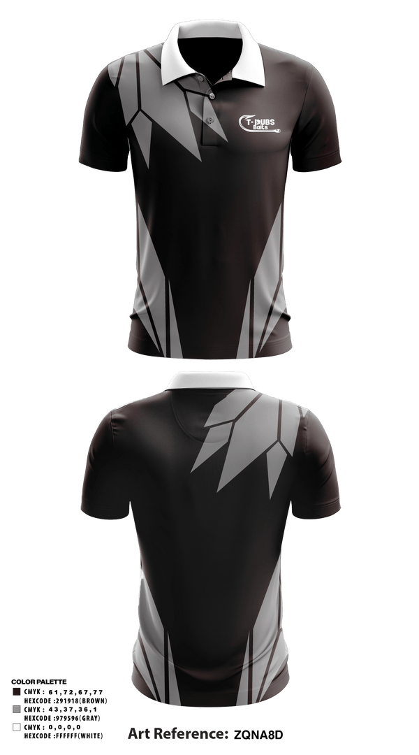 Short Sleeve Performance Polo, TDubs Baits, , Teamtime, Team time, sublimation, custom sports apparel, team uniforms, spirit wear, spiritwear, sports uniforms, custom shirts, team store, custom team store, fundraiser sports, apparel fundraiser