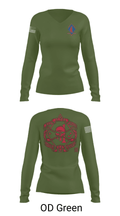 1/1 Alpha Company "Red Death" 93413516 Women's Long Sleeve V-neck Shirt - 40
