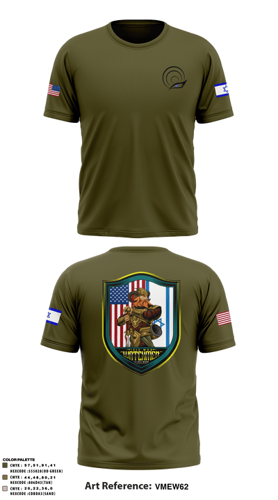 13th Missile Defense Battery 67217504 Short Sleeve Performance Shirt - 4