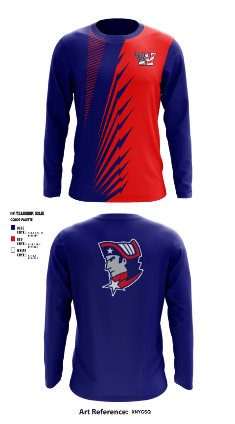 Long Sleeve Performance Shirt, Washington High School Softball, Softball, Teamtime, Team time, sublimation, custom sports apparel, team uniforms, spirit wear, spiritwear, sports uniforms, custom shirts, team store, custom team store, fundraiser sports, apparel fundraiser
