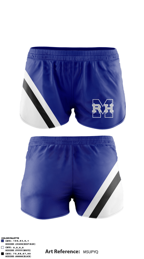 Track Shorts, MRH High School, Spirit Store, Teamtime, Team time, sublimation, custom sports apparel, team uniforms, spirit wear, spiritwear, sports uniforms, custom shirts, team store, custom team store, fundraiser sports, apparel fundraiser