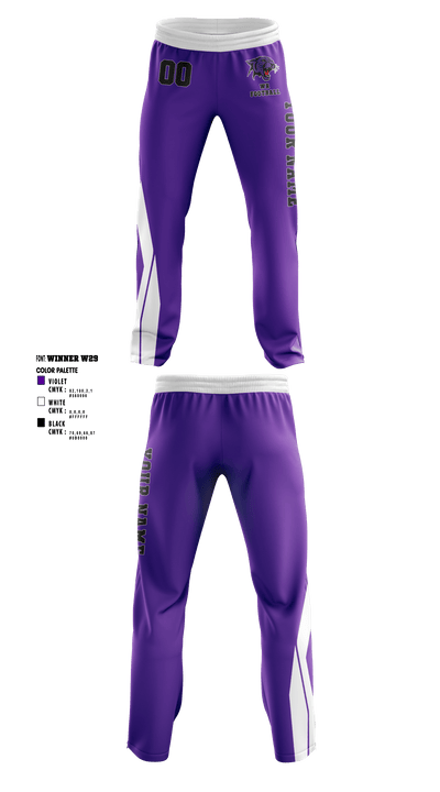 Wind River High School Football 32894452 Sweatpants - 5